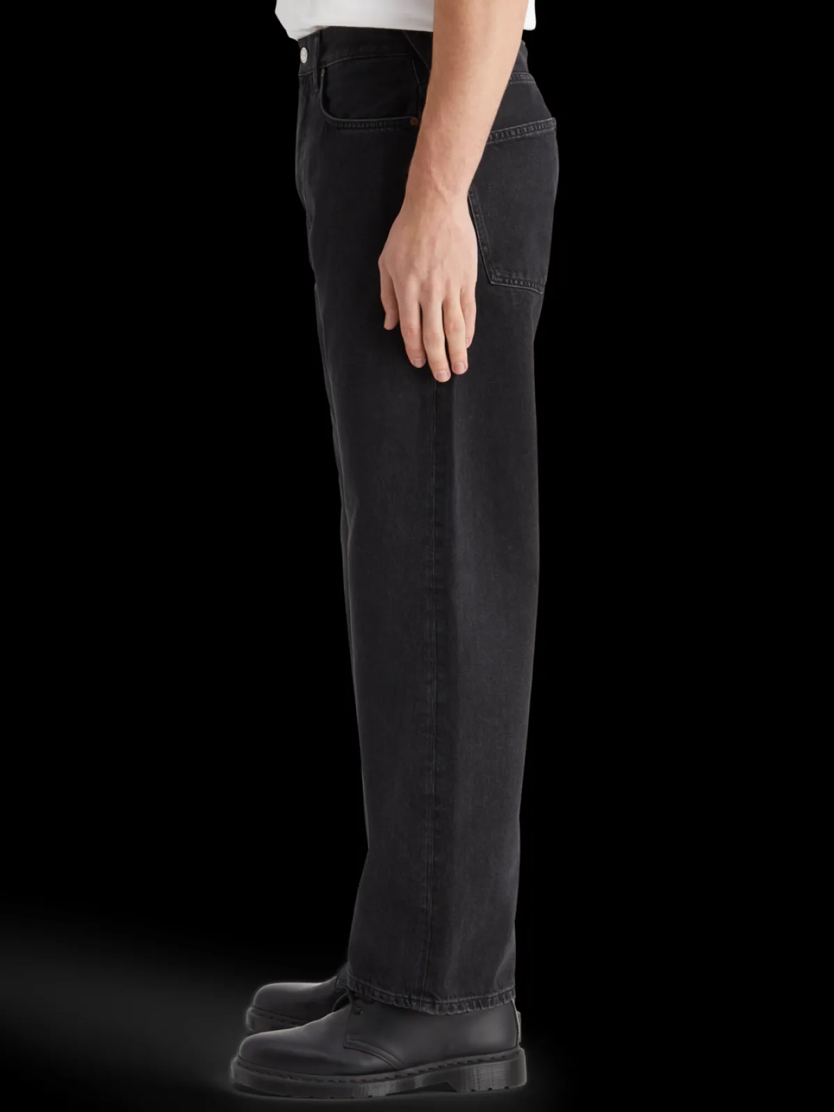 Sale Essential The pitch loose fit jeans - Black Buzz Jeans|Essentials