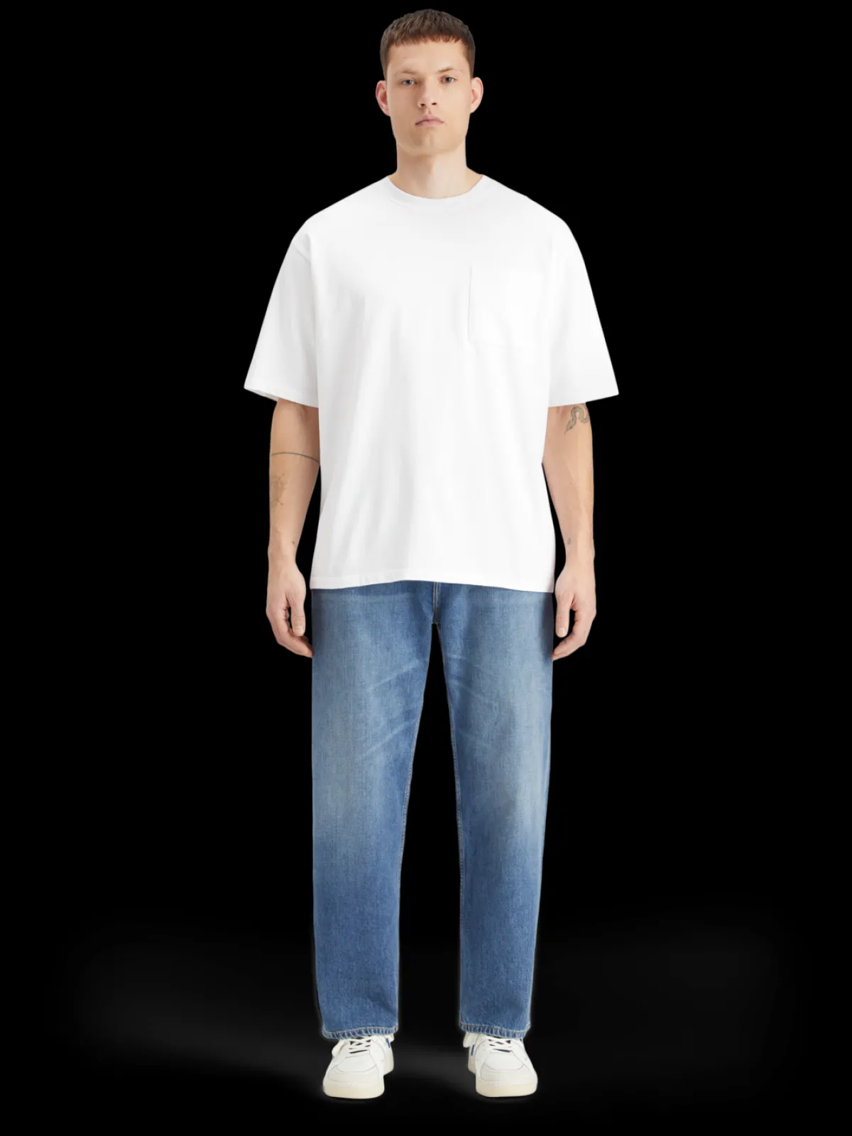 Sale Essential The pitch loose fit jeans - Bring The Blue Jeans|Essentials