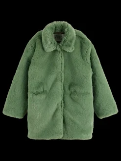 Online FAUX FUR COAT Kids Jackets & Coats