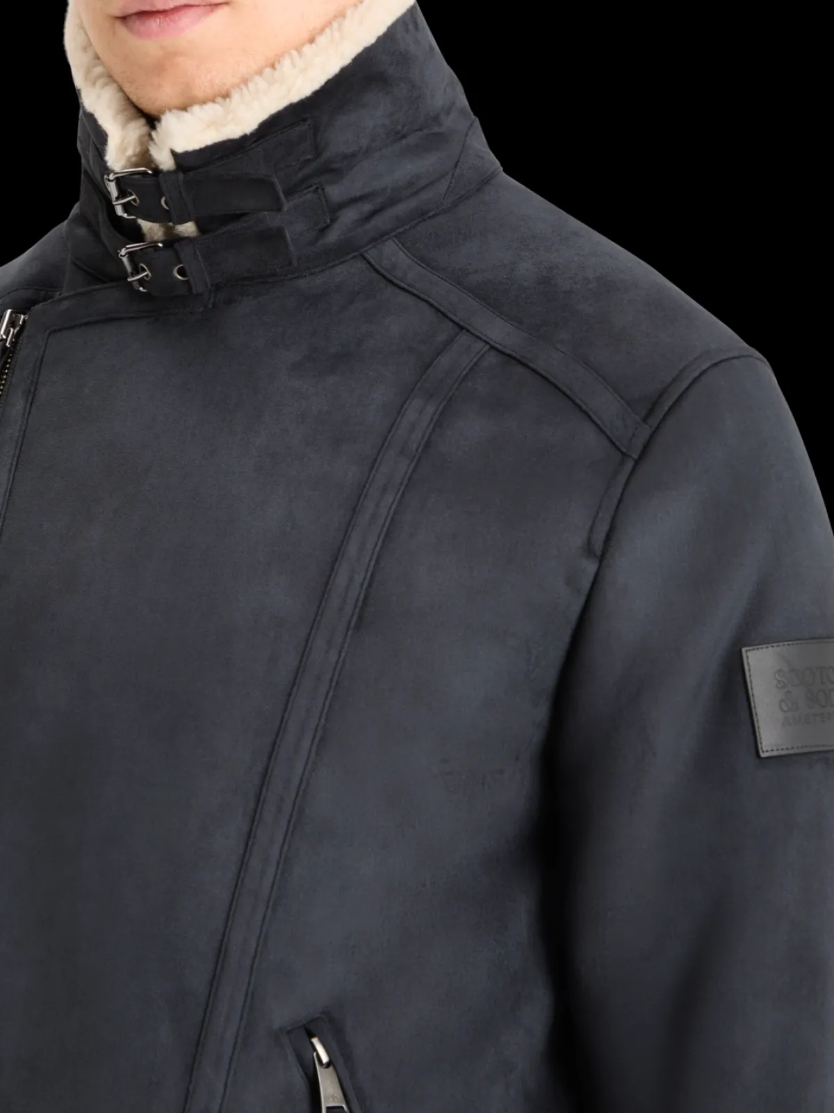 Hot FAUX SHEERLING JACKET Jackets & Coats