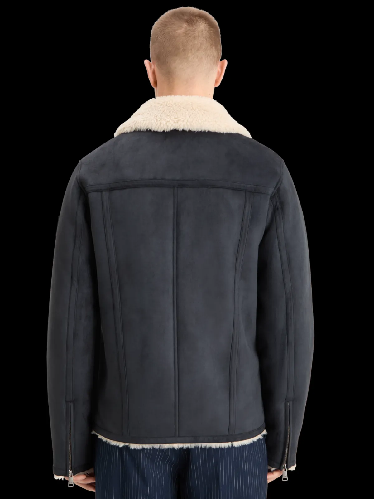Hot FAUX SHEERLING JACKET Jackets & Coats