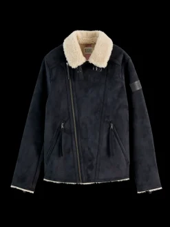 Hot FAUX SHEERLING JACKET Jackets & Coats