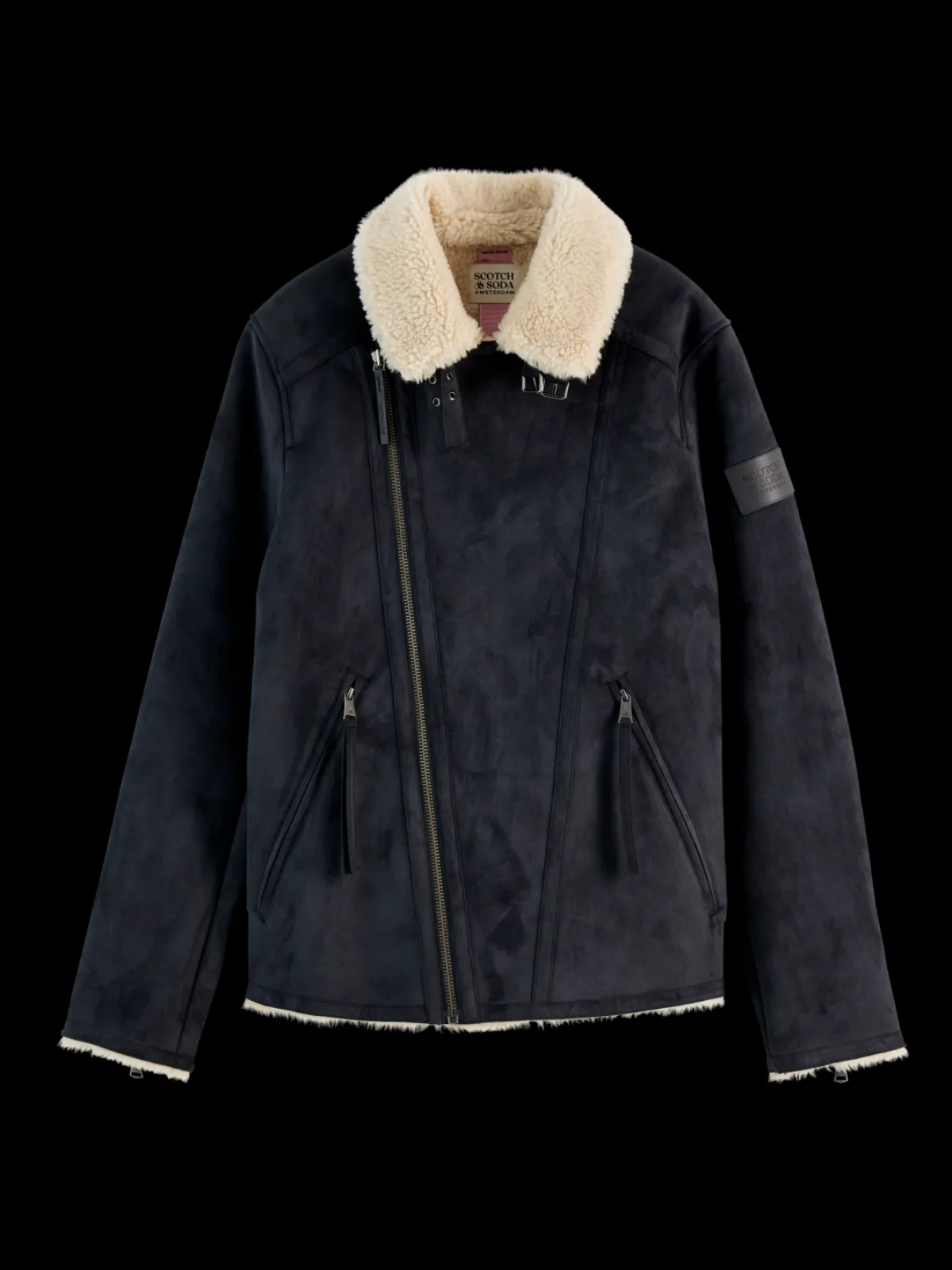 Hot FAUX SHEERLING JACKET Jackets & Coats