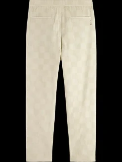 Sale Fave - check-patterned corduroy jogger Pants