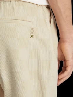Sale Fave - check-patterned corduroy jogger Pants
