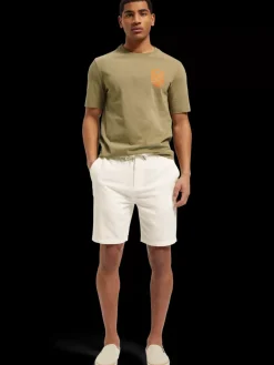 Hot Fave- cotton/linen twill bermuda Shorts