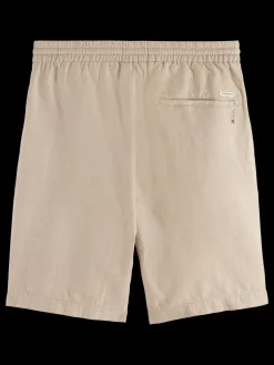 Hot Fave- cotton/linen twill bermuda Shorts
