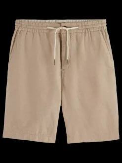Hot Fave- cotton/linen twill bermuda Shorts