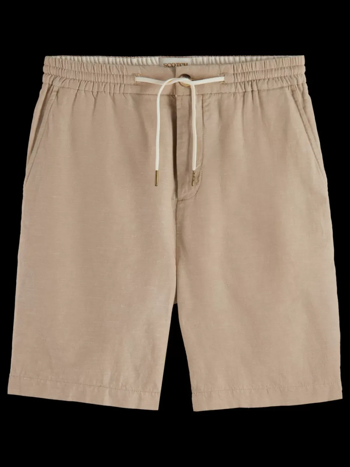 Hot Fave- cotton/linen twill bermuda Shorts