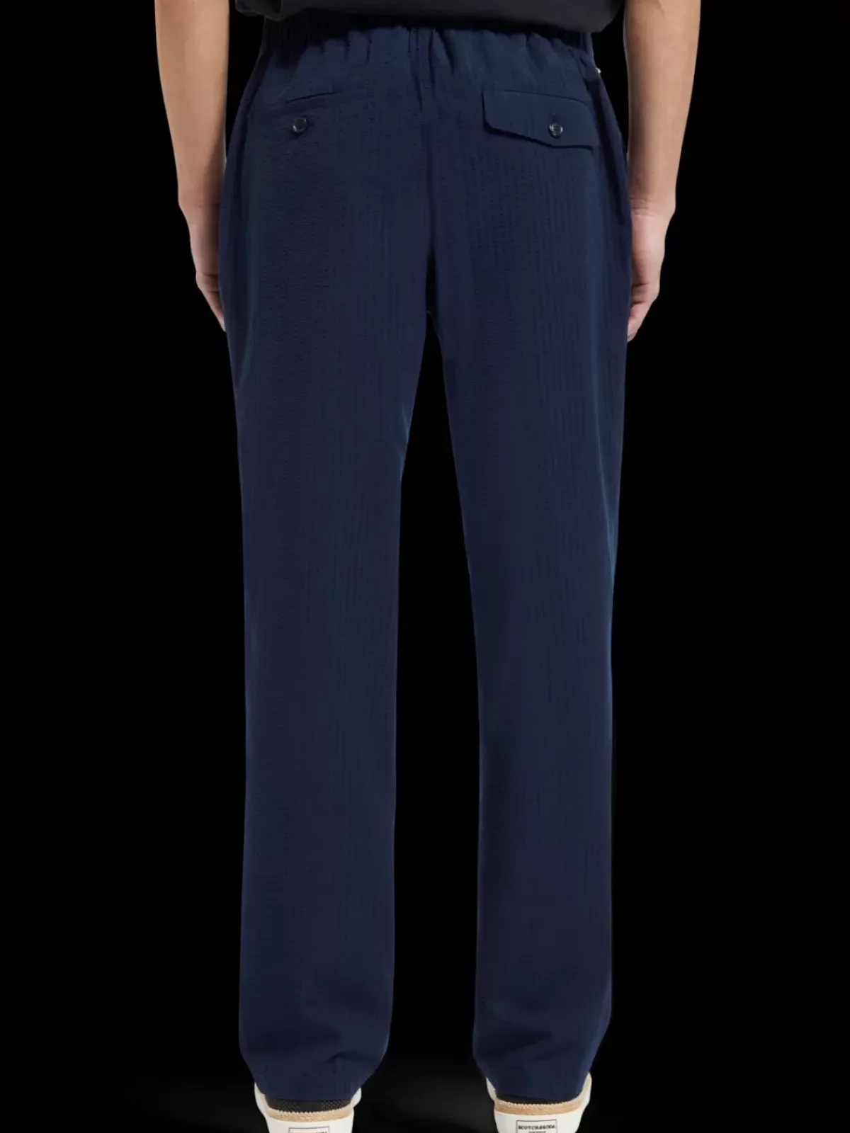 Sale Finch - regular tapered seersucker jogger Pants