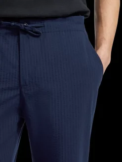 Sale Finch - regular tapered seersucker jogger Pants