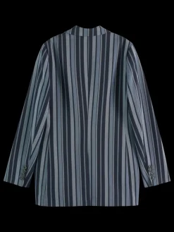 Online Fitted double breasted striped blazer Women Blazers