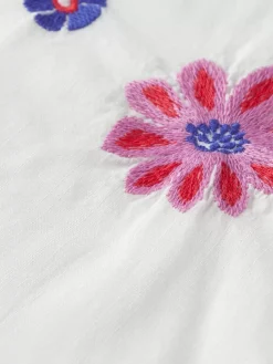 Best Flower embroidered kaftan dress Kids Dresses & Jumpsuits
