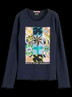 Hot FREE MIND LONG SLEEVE RIB T-SHIRT Kids T-shirts & Tops