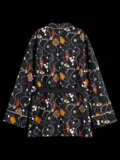 Sale FREE MIND PRINTED PYJAMA BLAZER Women Blazers