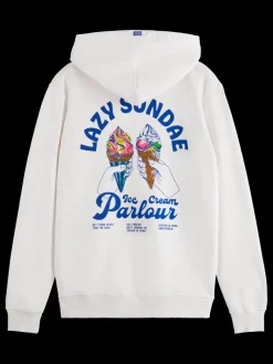 Clearance Front and back artwork hoodie Sweatshirts & Hoodies