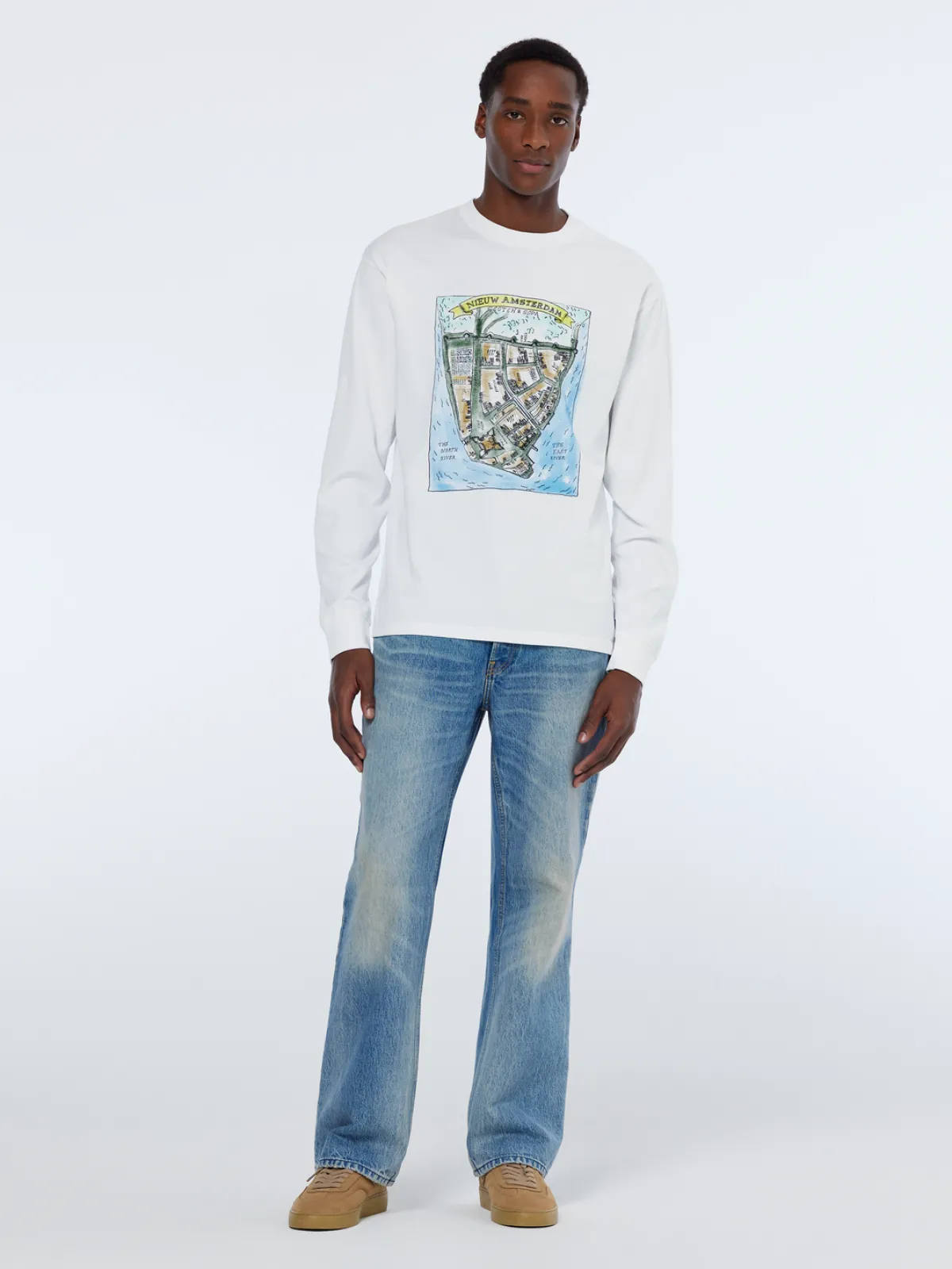 Best Front artwork relaxed fit long sleeve t-shirt Sweatshirts & Hoodies