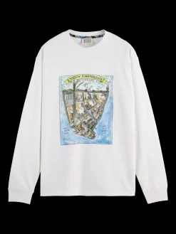 Best Front artwork relaxed fit long sleeve t-shirt Sweatshirts & Hoodies