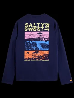 Hot Front back artwork ls t-shirt T-shirts & Polo Shirts