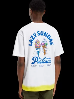 Outlet Front back artwork t-shirt T-shirts & Polo Shirts