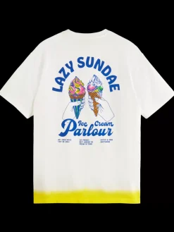Outlet Front back artwork t-shirt T-shirts & Polo Shirts