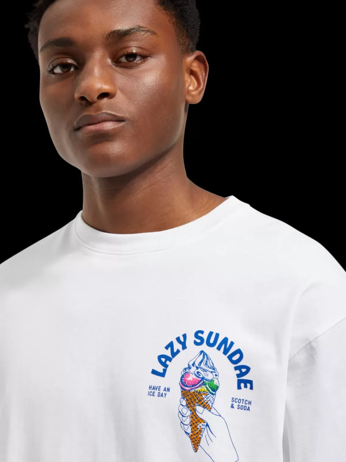 Outlet Front back artwork t-shirt T-shirts & Polo Shirts