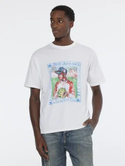 Clearance Front chest artwork relaxed fit t-shirt T-shirts & Polo Shirts