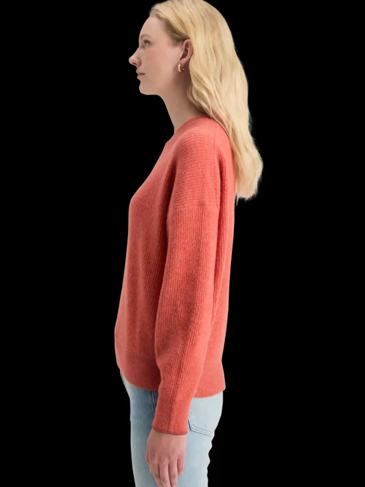 Sale Fuzzy crew neck pullover Women Knitwear