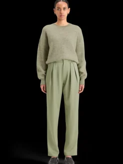 Discount FUZZY CREW NECK PULLOVER Women Knitwear