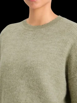 Discount FUZZY CREW NECK PULLOVER Women Knitwear
