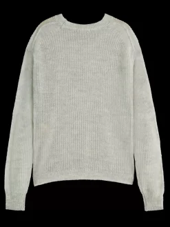 Best FUZZY OPEN KNIT RELAXED PULLOVER Women Knitwear