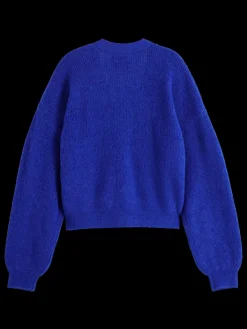 Online FUZZY RELAXED CARDIGAN Women Knitwear