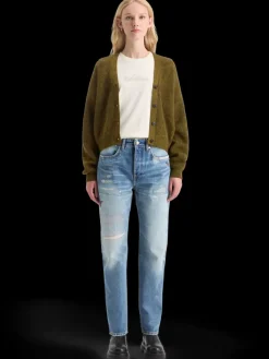 Sale FUZZY RELAXED CARDIGAN Women Knitwear