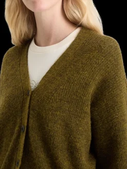 Sale FUZZY RELAXED CARDIGAN Women Knitwear
