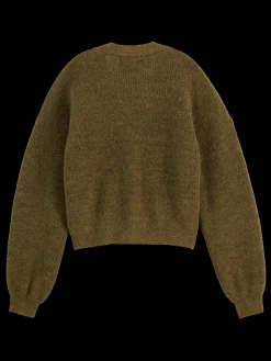 Sale FUZZY RELAXED CARDIGAN Women Knitwear