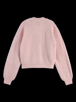 Clearance Fuzzy relaxed cardigan Women Knitwear