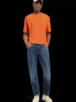 Fashion Garment dye artwork t-shirt T-shirts & Polo Shirts
