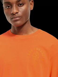 Fashion Garment dye artwork t-shirt T-shirts & Polo Shirts
