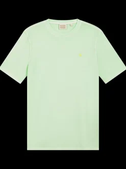 Hot Garment dye logo crew t-shirt T-shirts & Polo Shirts