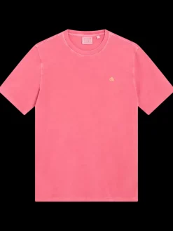 Hot Garment dye logo crew t-shirt T-shirts & Polo Shirts