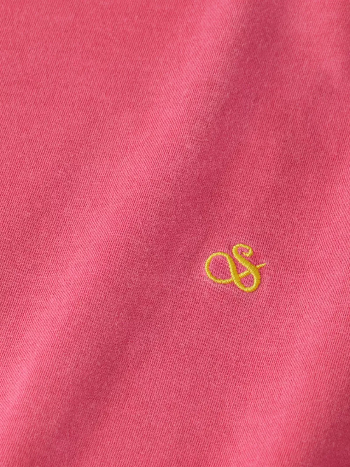 Hot Garment dye logo crew t-shirt T-shirts & Polo Shirts