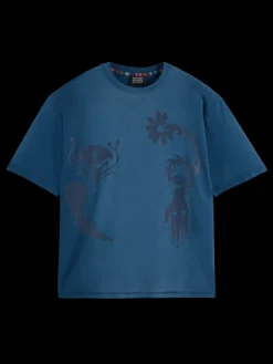 Clearance GARMENT DYED FRONT BACK ARTWORK T-SHIRT T-shirts & Polo Shirts