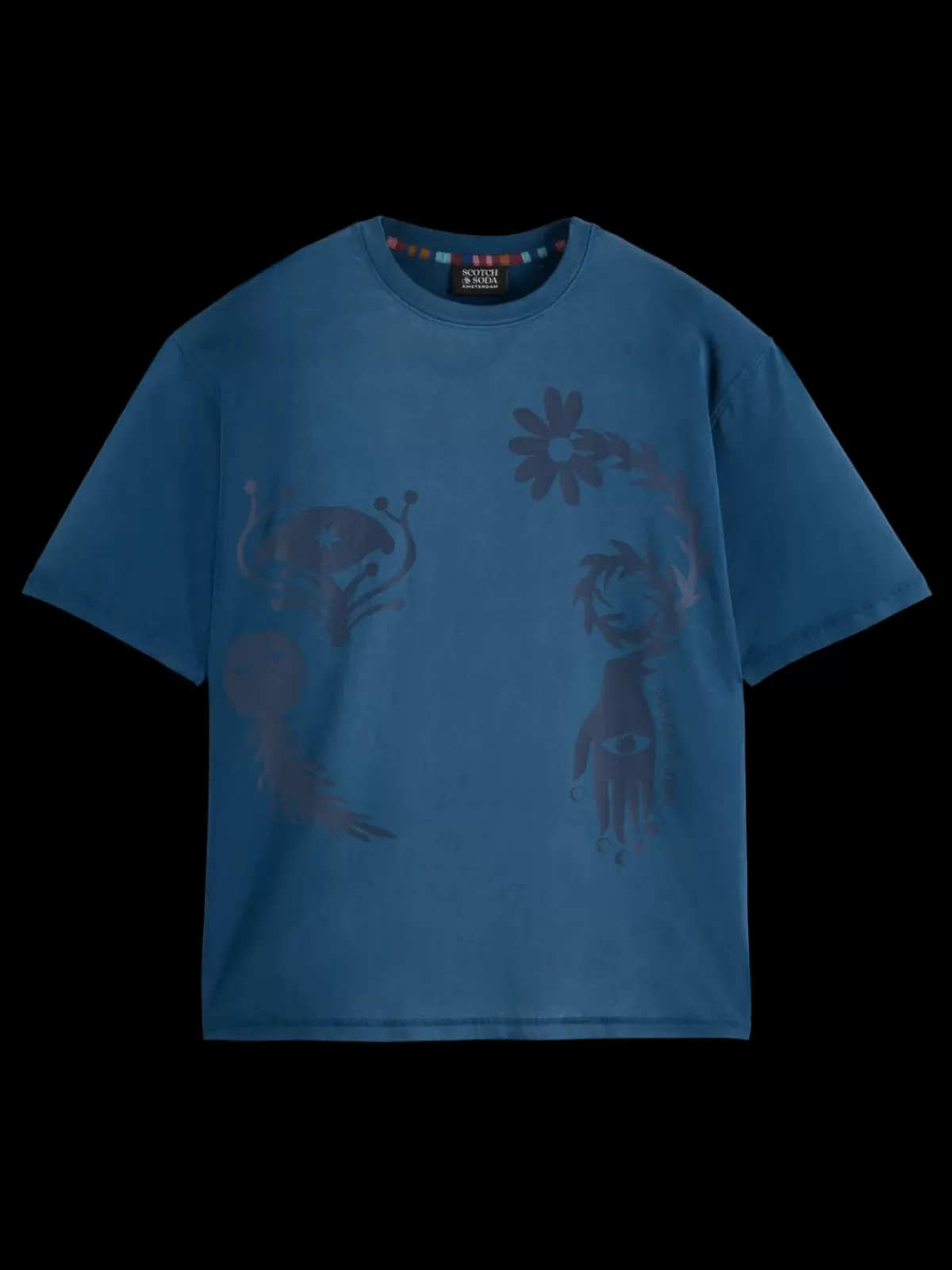 Clearance GARMENT DYED FRONT BACK ARTWORK T-SHIRT T-shirts & Polo Shirts