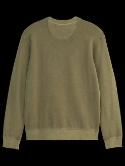 Sale GARMENT DYED STRUCTURED SWEATSHIRT Sweatshirts & Hoodies