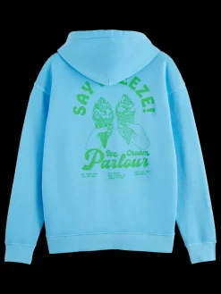 Discount Garment-dyed artwork hoodie Sweatshirts & Hoodies