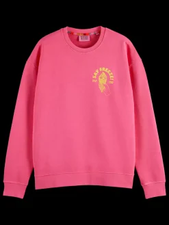 New Garment-dyed artwork sweatshirt Sweatshirts & Hoodies