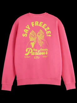 New Garment-dyed artwork sweatshirt Sweatshirts & Hoodies