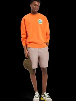 New Garment-dyed artwork sweatshirt Sweatshirts & Hoodies