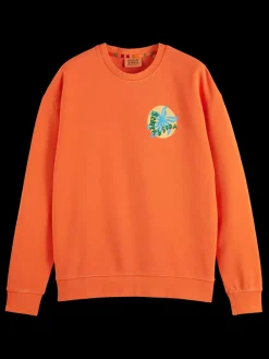 New Garment-dyed artwork sweatshirt Sweatshirts & Hoodies