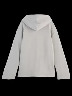 Discount GATHERED SLEEVE OVERSIZED FIT HOODIE Women Sweatshirts & Hoodies